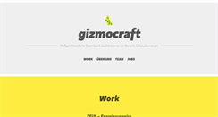 Desktop Screenshot of gizmocraft.com
